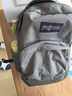 JANSPORT杰斯伯书包轻便双肩包男女旅行包简约背包电脑包学生校园 4QUT7H6雾灰-侧边袋 实拍图