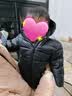 嘟嘟家儿童羽绒服抗寒过年冬装男童外套保暖冬季女童新年衣服 黑色 90 实拍图