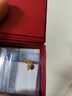 菜百首饰 K金项链 18K金项链加长链尾链  定价 KJ 黄色18K金 长版约6cm 实拍图