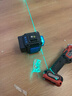 亚固 绿光水平仪蓝光8线12线16线高精度强光激光细线贴地贴墙仪平水仪 绿光遥控8线一体机+双电 实拍图