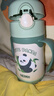 膳魔师（THERMOS）儿童吸管保温杯礼盒带杯套把手316L不锈钢超轻幼儿上学学生杯TCKC 实拍图
