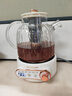 乐扣乐扣全玻璃养生壶小型一人办公室电热水壶分体式烧水煮茶壶小花茶壶恒温加热保温迷你泡茶壶1L 实拍图