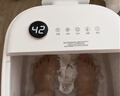 美的（Midea）泡脚桶按摩足浴盆加热自动按摩洗脚盆泡脚盆理疗恒温高深桶生日礼物送男女友ZL305极地白 实拍图