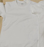 优衣库男女装大师T AIRism宽松圆领T恤五分袖短袖475355 465185 475355/00白色 M 实拍图