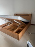 林氏家居双人床1.8米1.5米抽屉储物床主卧室高箱储物床原木色可选UB2A 【抽屉】储物床+弹簧床垫 1.8x2.0米 实拍图