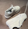 回力女鞋厚底板鞋潮流百搭小白鞋子女休闲运动鞋 1799 白/灰 38 实拍图