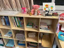 林之语实木书架置物架落地靠墙组合格子柜客厅幼儿园储物柜子矮家用书柜 【店长推荐】两层加高八格75x120 实拍图