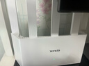 Tenda腾达路由器【千兆WiFi6+穿墙王】无线AX3000信号增强家用放大器Mesh国家补贴金榜一名云霄白立式 实拍图
