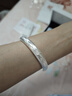 唯一（Winy）银手镯足银9999古法镯子女款老人长辈纯银饰品新年送妈妈生日礼物 实拍图