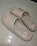 京东京造【真防滑】浴室拖鞋eva防臭老人孕妇新款拖鞋女士浅灰色37-38 实拍图