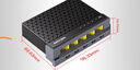 磊科（netcore）S5G 5口千兆交换机 企业级交换器 监控网络办公家用宿舍以太网安全扣分线器 适配弱电箱 兼容百兆  实拍图
