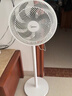 美的（Midea）【超级单品】七叶轻音立式电风扇家用柔风落地扇台式桌面小型风扇大风量节能摇头宿舍电扇 SAF30AB 实拍图
