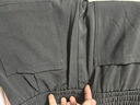 GXG男装 宽松垂感西裤男阔腿休闲裤男士潮流直筒长裤通勤25春新品 黑色 M (30) 实拍图
