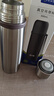 哈尔斯316不锈钢保温杯男女士大容量商务便携泡茶水杯子商务礼品银500ml 实拍图