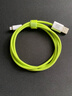 品胜苹果数据线USB to Lightning充电线快充 适用iPhone14Pro/13/12/XR/11/8手机ipad平板车载编织绿 实拍图