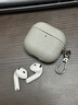 100W+热销】苹果无线蓝牙耳机AirPro4无线耳麦顶配主动降噪高音质超长续航半入耳式苹果华为安卓 【主动降噪版全功能pods4】送灰色皮质高端保护套 灵动岛弹窗+空间音頻+三真电量 实拍图