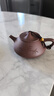 京东京造 宜兴紫砂壶手工【原矿紫泥】泡茶壶茶具 唐云石瓢壶套装 240ml 实拍图