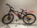 凤凰（Phoenix）儿童自行车山地车男女学生脚踏车6-15岁童车 霸道 黑红色 22寸 实拍图