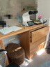 源氏木语卧室斗柜梳妆台电脑桌一体转角化妆台日式原木化妆桌1米三斗柜 实拍图