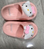 猪爸爸儿童拖鞋女童夏季2025新款室内防滑6-12岁三丽鸥宝宝亲子拖鞋粉17 实拍图