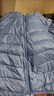 鸭鸭（YAYA）儿童羽绒服轻薄男女童装秋冬男童小童中大童轻便冬装外套D 雾霾蓝 140 实拍图