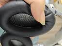 baking适用博士BOSE QC15 QC25 QC35 AE2耳机套 蓝牙耳机罩QC45耳机海绵套配件1对装【黑色蛋白皮】 实拍图