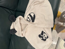 OAK FAMILY婴儿斗篷外出防风秋冬季宝宝披风挡风保暖儿童外套 奶白熊猫 100 cm【推荐身高90-100cm】2-3岁 实拍图