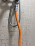 新飞通用水龙头延长管 不锈钢接头万向旋转任意弯曲定位洗衣机进水 橙色款0.5米 实拍图