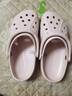 卡骆驰（CROCS）洞洞鞋贝雅男鞋女鞋轻便耐磨一脚蹬拖鞋休闲鞋|10126 裸粉-6PI 37 /38(230mm) 实拍图
