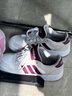 adidas「小锯齿」D-PAD CLASSIC美高风篮球风板鞋男女阿迪达斯 白色/浅灰/深红色   38.5 实拍图