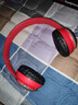 金尚马头戴式蓝牙耳机P47可折叠调节蓝牙可插卡无线蓝牙耳机马卡龙游戏学生运动蓝牙耳机 【红色】图中为实物图 实拍图