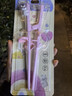 高丽宝贝（Goryeo baby）韩国儿童筷子训练筷1-3-6-12岁大童学习筷专用成人练习矫正辅助器 粉色大童成人筷-食品级ABS材质 实拍图