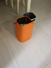 朴厨无盖垃圾桶18L家用双层大号客厅卧室厨房卫生间大容量纸篓橙色 实拍图