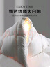 无印良品100%白鹅毛被 羽毛绒丝被子秋冬被芯约5斤【填充1600g】150*200cm 实拍图