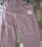 巴拉巴拉童装裤子婴儿长裤宝宝男女儿童运动裤2025新款春夏装薄款简约可爱 粉紫70020 90 实拍图