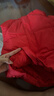英氏（YEEHOO）儿童加厚羽绒服外套冬季防寒小熊羽绒服中大童外套超韧绒 新年红 130 cm-充绒量78g 实拍图