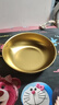 【韩剧同款】加厚不锈钢干锅海鲜锅火锅金色平底浅锅双耳锅泡面锅 豪华升级款24cm【金色】双柄汤锅 实拍图