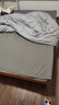 雅鹿·自由自在床单单件 A类抗菌单人被单床罩学生宿舍磨毛大床单180*230cm浅灰 实拍图