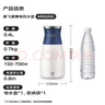 摩飞电器（Morphyrichards）便携式电热水壶烧水壶 家用旅行0.4L便携电水壶随行泡茶办公室养生保温杯电热水杯MR6090蓝 实拍图