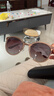 帕森（PARZIN）偏光太阳镜女 复古大框遮阳防晒眼镜 开车驾驶潮墨镜 PZ9913 实拍图
