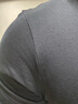 京东京造【已售300w件】短袖t恤男衣服秋季男士打底外穿 深灰色 3XL 实拍图