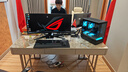 华硕VG34VQL3A 34英寸电竞显示器2K WQHD曲面带鱼屏 180Hz高刷 HDR400 125%sRGB广色域HVA屏1ms 实拍图