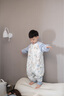 威尔贝鲁（WELLBER）恒温睡袋婴幼儿1-3岁竹棉睡衣秋冬儿童宝宝防踢被子薄夹棉 梦境L 实拍图
