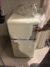 金松（JINSONG）BCD-81JRS双门小型迷你家用办公室租房1-2人用冷藏冷冻复古小冰箱 慕斯白 实拍图