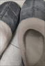 原沐初保暖厚底棉拖鞋女室内外穿棉鞋居家耐磨加厚孕妇月子鞋雪地靴 玛瑙灰 42-43 【适合41-42】 实拍图