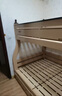 欧梵森（OUFANSEN）上下床子母儿童床成人橡胶木上下铺双人小户型两层高低床 梯柜款 上宽115下宽135 实拍图