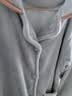 浪莎法兰绒睡衣女秋冬季加厚保暖珊瑚绒家居服冬天女士大码加绒套装 实拍图