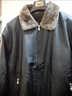 皮尔卡丹（pierre cardin）皮夹克男士新款秋冬季高档男装真海宁皮衣短款皮毛一体加绒外套男 黑色 加绒 2XL 推荐140-155斤 实拍图