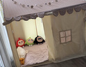 毛菇小象 MUSHROOM ELEPHANT儿童帐篷室内游戏屋/男女孩公主房城堡/ins风格子屋生日节日礼物 格格屋（实木）【便携收纳款】不含垫 小号【130*87*127cm】1.3m以下推荐 实拍图