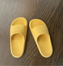 朴西香蕉船情侣凉拖鞋女浴室不易滑室内居家四季拖鞋男 黄色 39-40 实拍图